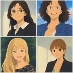 Mira Scholten, Laura Zoboli, Kelly Blount and Zlatina Georgieva